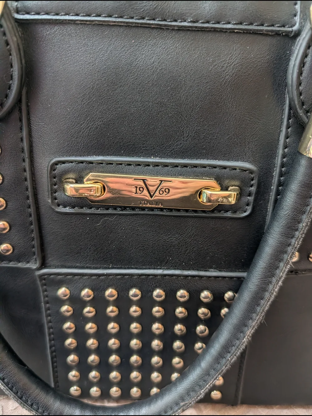 V1969 (Versace 1969 Abbigliamento Sportivo SRL Milano Italia) Studded Bag EUC